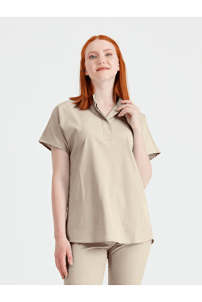 DEMOTEKS Beige Unisex Activity Medical Suit – Doctor Nurse Uniform