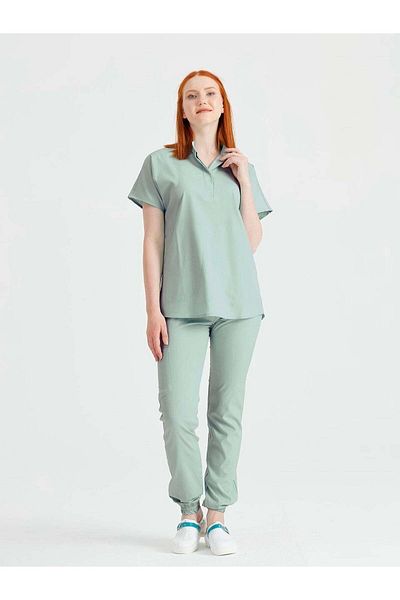 DEMOTEKS Pistachio Green Unisex Activity Medical Suit – Doctor Nurse Uniform