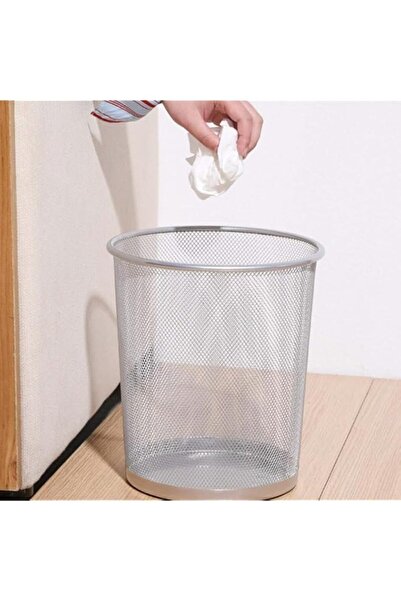 Generic HEXAR® Metallic Mesh Wastebasket for Office & Home, Open Top Waste Bi...