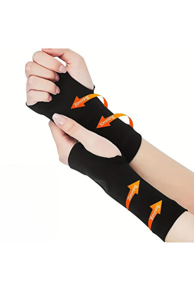 RUTBİL SPORTS Parmak Geçmeli Esnek Kumaş Bileklik-Basketbol-Bisiklet-Fitness-GYM-Voleybol-Boks-Halter Bilekliği