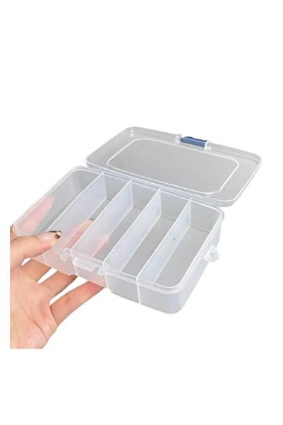 Generic منظم بلاستيكي للمجوهرات، صندوق منظم خفيف الوزن، مقاوم للغبار، حقيبة س...