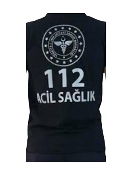 GBRO 112 Emergency Health Written and Emblemeled Reflective Printed Oversize Tshirt