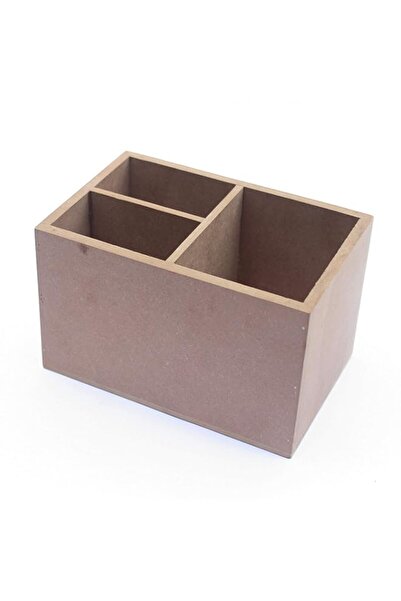 Generic صندوق منظم متعدد الأغراض من IVEI DIY مصنوع من خشب MDF متعدد الأغراض -...