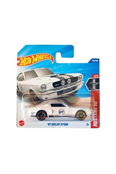 HOT WHEELS Masinuta Hot Wheels '67 Shelby GT500, alb, 1:64 - model 2025