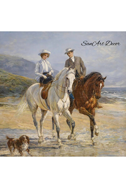 Sanart Vintage Painting with Frame, Oil Painting Print Painting, Framed Painting, Artistic Decor, Portrait Painting