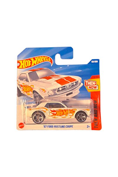 HOT WHEELS Masinuta Hot Wheels '67 Ford Mustang Coupe, alb, 1:64 - model 2025