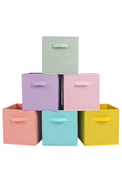 Generic صناديق تخزين مكعبة من القماش مقاس 11 بوصة من U-HOOME - صناديق تخزين م...