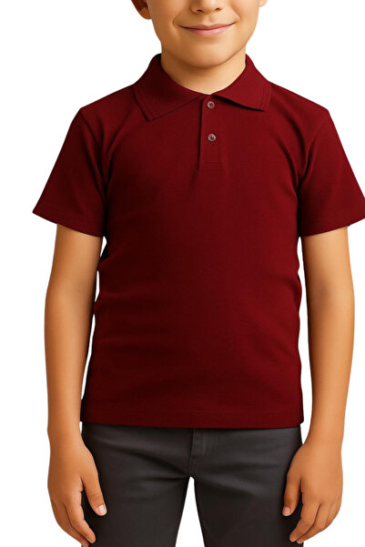 vory Kids Girls Boys Short Sleeve Polo Neck School T-Shirt Vr.D.K181.Ok.Y01