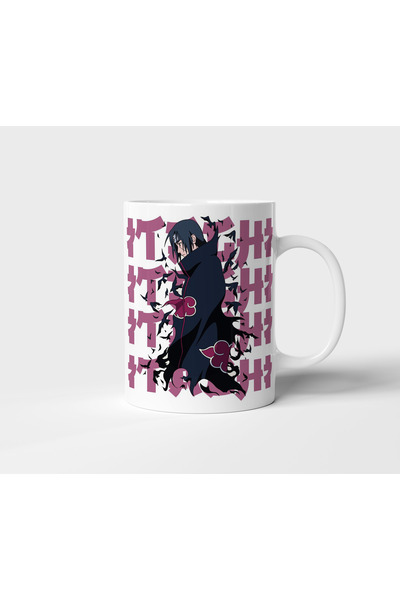 aknhediyelik Uchiha İtachi Naruto Anime Tasarım Kupa - Hediyelik Kupa