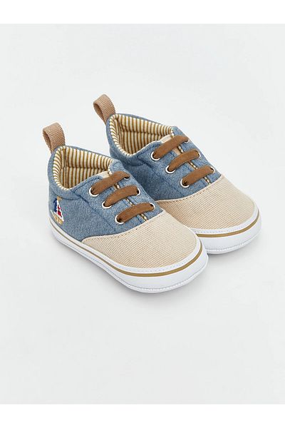 LC Waikiki Lcw Steps Blue Lace-Up Baby Boy Walking Shoes