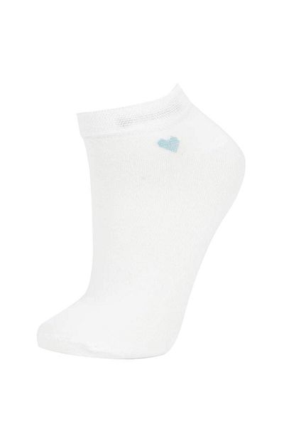 DeFacto New Season Women's Seamless 3-Piece Bamboo Booties Socks