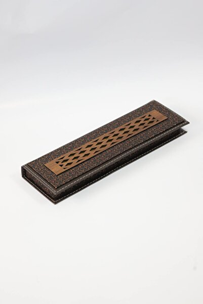 DEKOR ARTT DERİ MIKNATIS KAPAKLI GENİŞ TESBİH KUTUSU