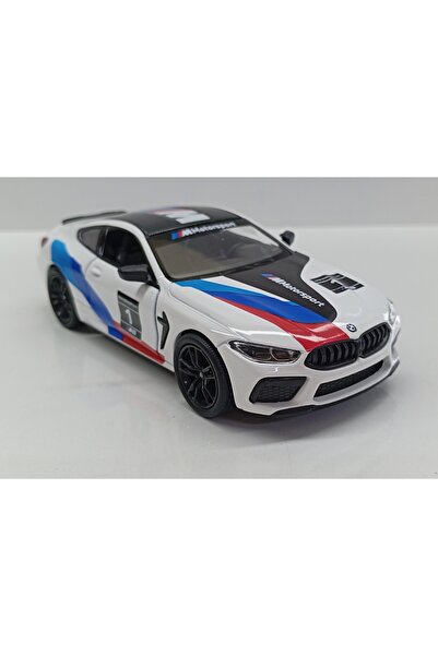 Kinsmart Dianomi 1 38 BMW M8 COMPETİTİON COUPE LİVERY EDİTİON beyaz// 13 cm m...