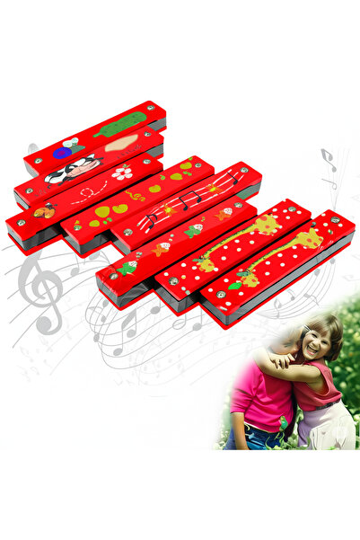 Dr.Dermalok Ahşap Mızıka Kırmızı