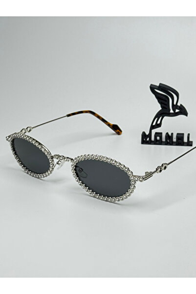 MONAL Squi̇ Love Oval Black Sunglasses 54 Ekartman