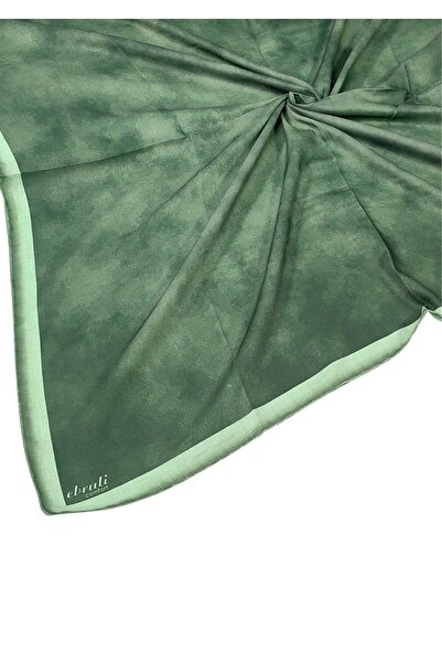 mim eşarp Eșarfă cu model din bumbac moale Ebruli - 95x95 cm