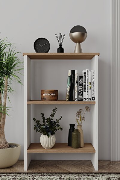 dekoronya Sera Mini Kitaplık, Ofis Kitaplığı, 2 raflı kitaplık