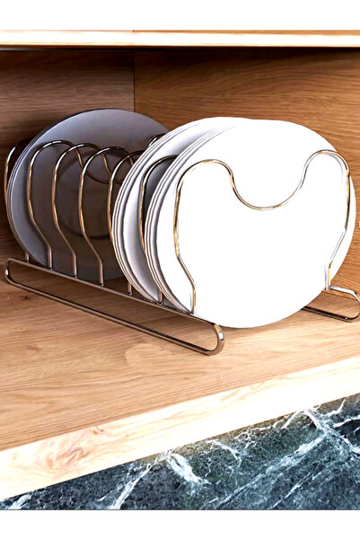 Private Home Design Paslanmaz M Çelik Raf İçi Tabak Düzenleyici – Çoklu Bölme...