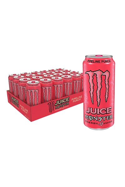 MONSTER Energy Drink 500 ML, Pipeline Punch Flavour, Pack of 24