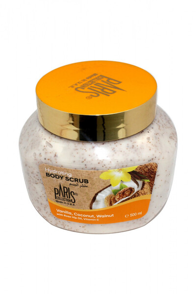 Paris Collection مقشر ومرطب للجسم بالفانيليا وجوز الهند والجوز 500 مل