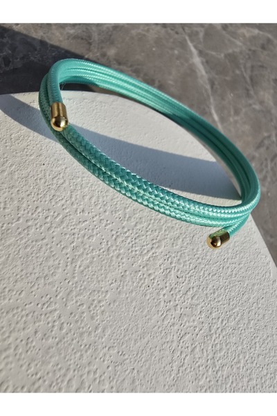 AURA Simli Mıknatıslı ayarlanabilir renkli ip bileklik -kolye - halhal