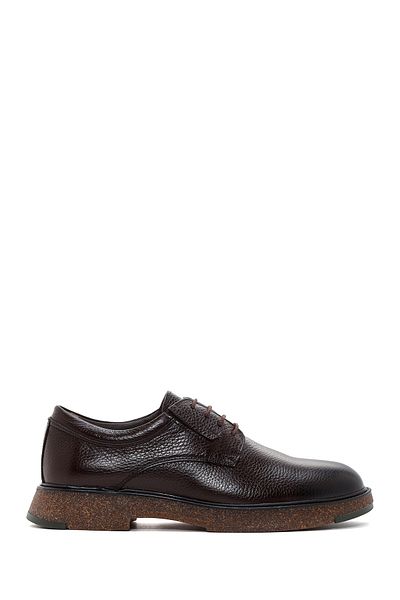 Derimod Men's Brown Lace-Up Leather Casual Shoes 25Wfd6706Ft