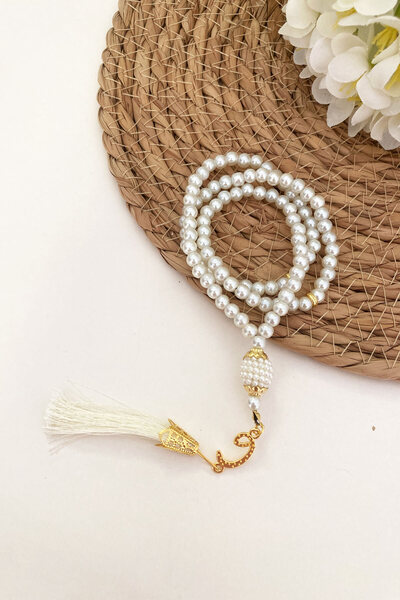 asia collection VAVLI PÜSKÜLLÜ İNCİ NAMAZ TESBİHİ