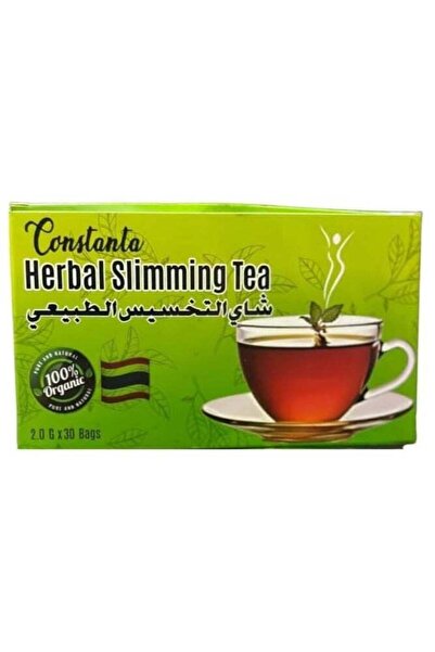 Constanta Organic Herbal Slimming Tea Blend with Wild Sickle Senna and Green Tea for Natural Weight