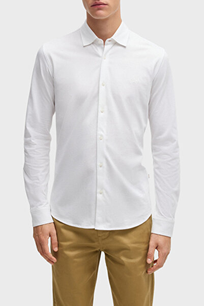 BOSS % 100 Pamuk Slim Fit Klasik Yaka Gömlek Erkek GÖMLEK 50519748 100