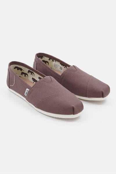 Toms Women Classic Ash Canvas Shoes, Ash