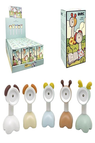 Genel Markalar Çok Renkli Pil ile Çocuklar İçin Kitap Okuma Lambası AV-015