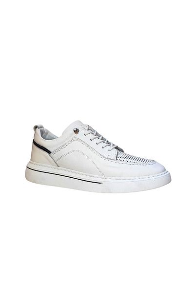 Who What Wear Men's W Shoes Genuine Leather Rubber Laced Handmade Sneaker Shoes 25Wm0302