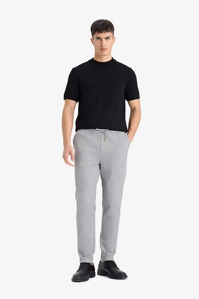 DeFacto Jogger Fit Waist Lace-Up Elastic Stretch Fabric Double Leg Pants with Pockets Y2651Az25Au