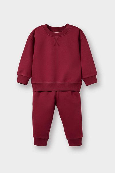 DeFacto Baby Boy 2 Piece Set Basic Plain Sweatshirt Sweatpants E8434A525Wn