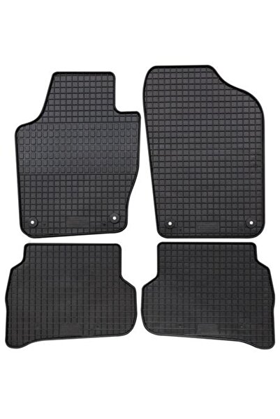 PETEX Set 4 covorașe auto din cauciuc 81310PX, negre, compatibile cu Seat Ibi...