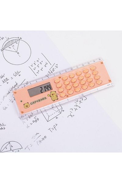Generic آلة حاسبة مع مسطرة عدة اللوان