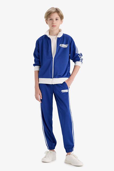 DeFacto Boy's Printed Jogger Sweatpants with Elastic Waist F1978A825Au