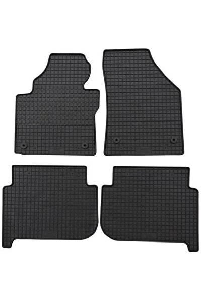 PETEX Set 4 covorașe auto din cauciuc 63210PX, negre, compatibile cu Volkswag...