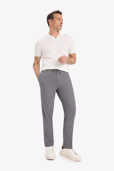 DeFacto Buy Lace-Up Elastic Pocket Jogger Fit All-Way Stretch Soft Tuuse Pants A9943Ax25Au