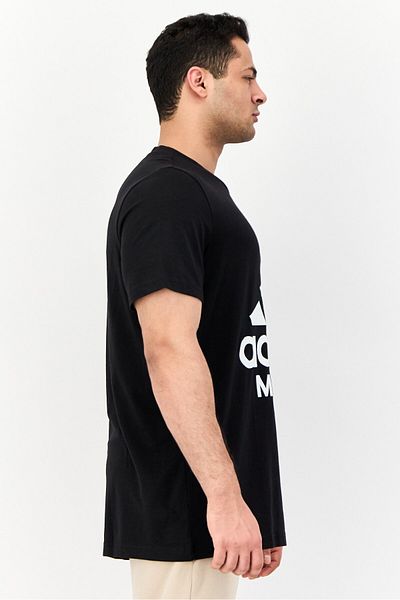 adidas Men Sportswear Fit Short Sleeve Training T-Shirts, Black