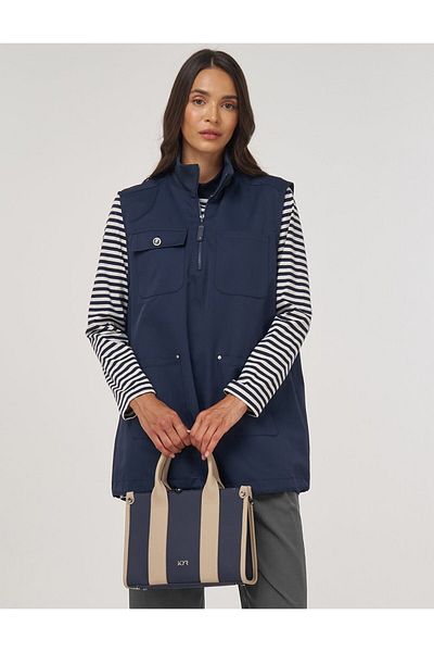 Kayra Vest-Sweat Suit Dark Navy Blue