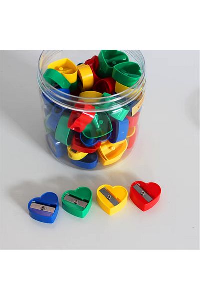 Generic A large collection of pencil sharpeners in different colors
