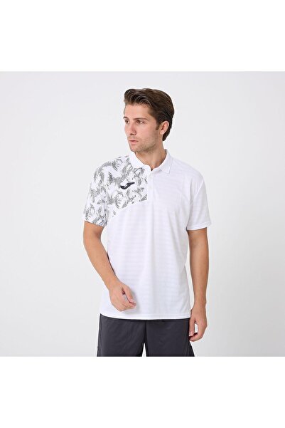 Joma 9212326-20.003 Premium Men's Polo T-Shirt White
