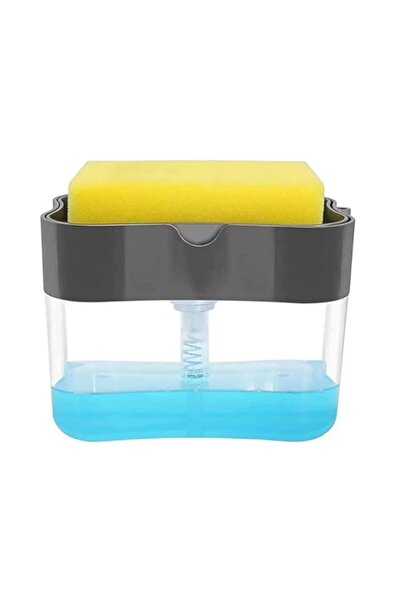 Generic QRSLHYA Soap Pump Dispenser and Sponge Holder, Caddy for Kitchen Sink...