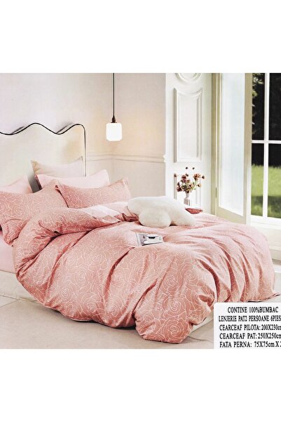 FIONNA.RO 100% Cotton Bed Linen - Rose Pink