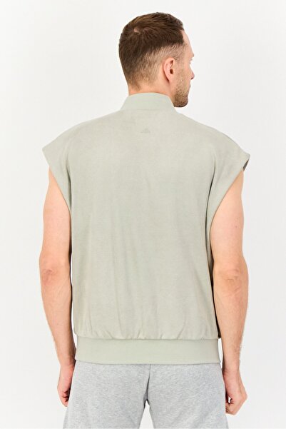 adidas Men Sportswear Fit Sleeveless Basketball Sweatshirt, Grey