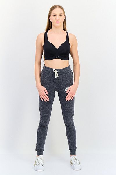 Nike Women Dri-Fit Brand Logo Padded Training Sports Bra, Black