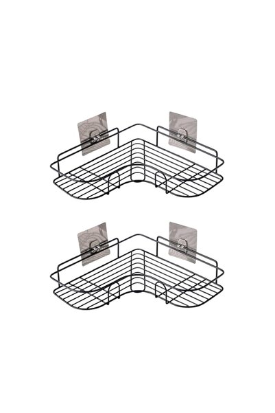 Generic Bathroom Corner Shelves, 2Packs Adhesive No Drilling Mounted Wall Sho...