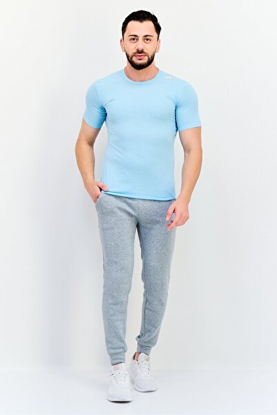 adidas Men Sportswear Fit Short Sleeve Outdoor T-Shirt, Turquoise