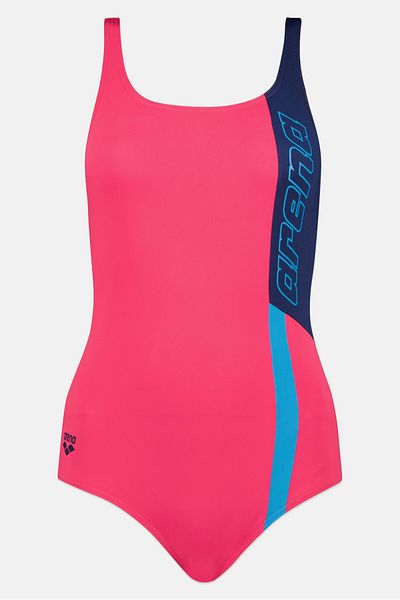 ARENA Women Brand Logo One Piece Swimsuit, Fuchsia